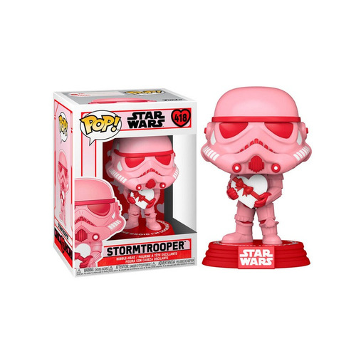Imagen 3 de 3 de Juguete Funko Pop Star Wars Stormtrooper Valentines