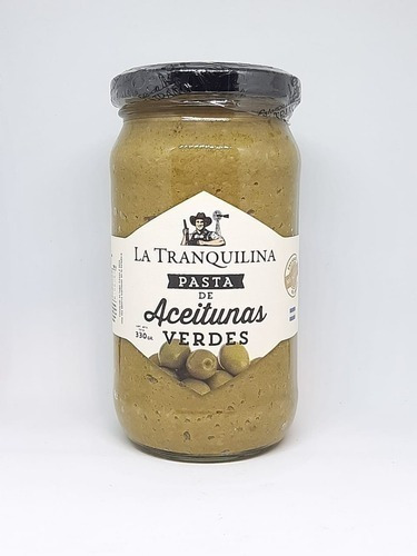 Pasta De Aceitunas Verdes 330gr La Tranquilina