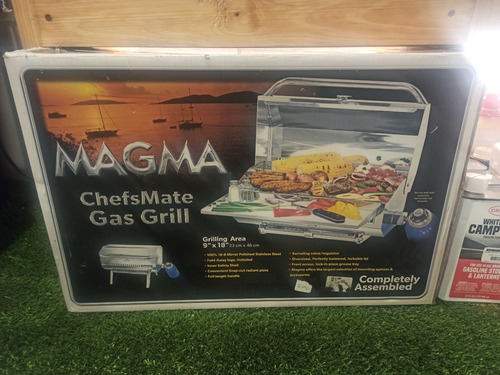 Parrillera Magma Chefsmate A Gas - Ideal Lancha/bote/yate