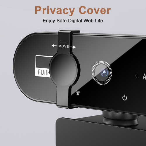 Webcam 4k Cámara Web Mini 30fps Usb Con Micrófono