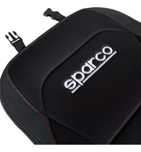 Imagen 4 de 4 de Funda Cubre Asiento Auto Individual Negro Sparco Universal