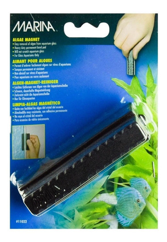 Limpiador Magnetico Grande Para Peceras Quita Algas