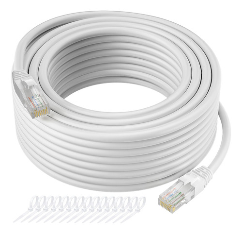 Cable Ethernet Cat5e De 25 Pies, Cable Largo De Internet Cat