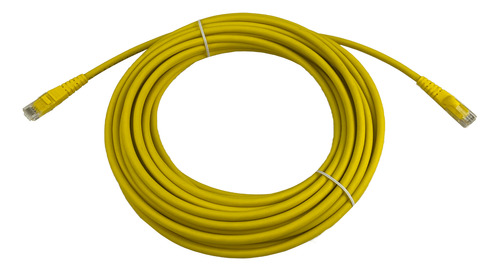 Linkmade 10mt Cat6 Amarillo Lszh Cable Patch Inyectado Multi