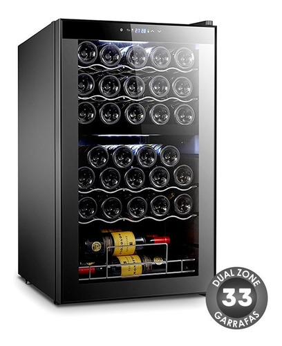 Adega De Vinhos Compressor Dual Zone 33 Garrafas Easycooler 220V