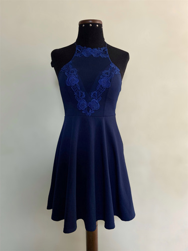 Vestido Para Mujer Color Azul Talla S