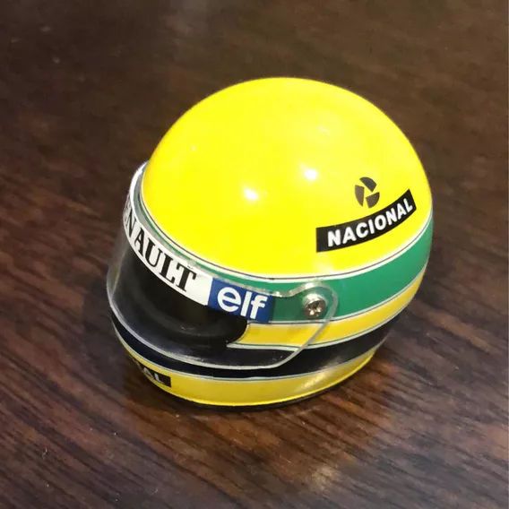 Ayrton Senna Coleção Mini Capacete F1 1988 1:2 