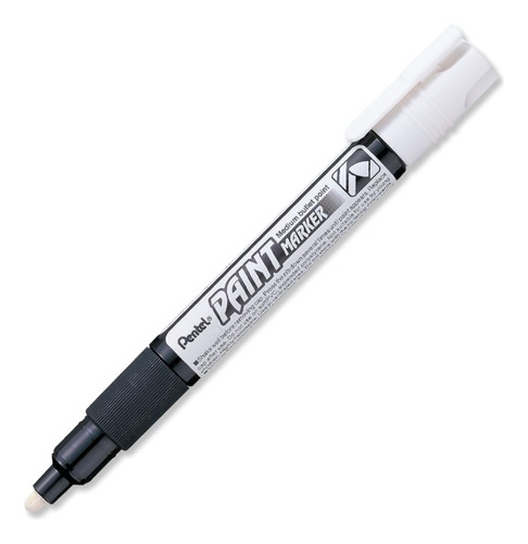 Marcador Permanente Pentel Paint Marker Mmp20 Base Aceite Color Blanco