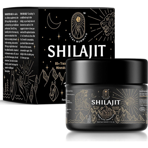 Shilajit Resina Del Himalaya 500 Mg 50gr