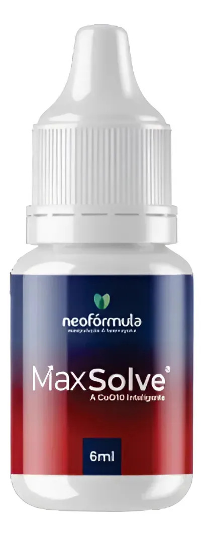 Maxsolve - Coenzima Q10 Inteligente - 6ml Sem Sabor