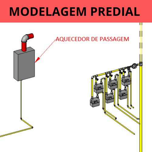Revit Template Gás Glp+planilha De Cálculo+pdf Com Aulas