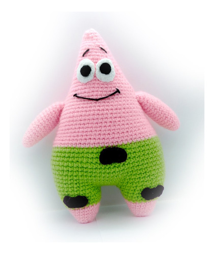 Patricio Estrella Amigurumi Tejido Acrochet Peluche De Apego