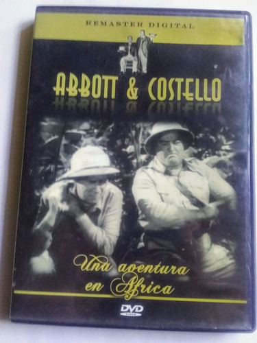 Dvd - Abbot & Costello - Una Aventura En Africa  Orig 