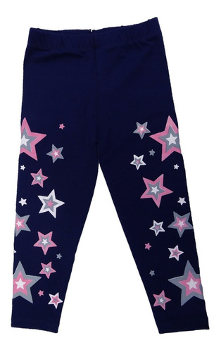 Pantalón Leggins Mono Para Niñas Estampado Mundo Kids 