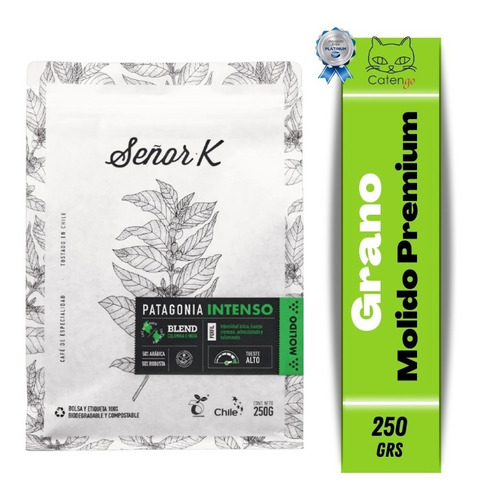 Café Grano Molido Premium Sr K Blend Patagonia  - 250 Grs