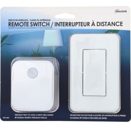 Westek Rfk1600lc White Plastic 1875w 15a 120v Toggle Swi Bbu