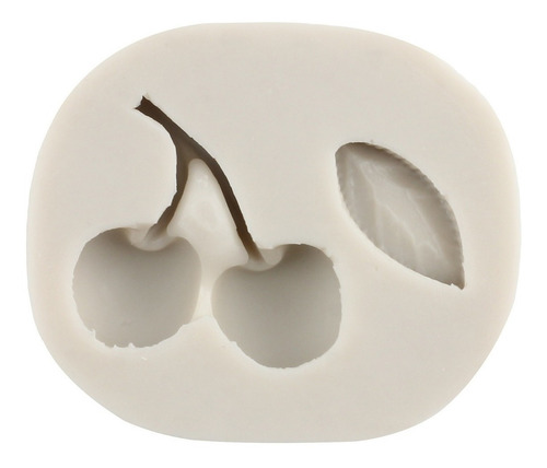 4pcs Molde Silicona Arándano Frambuesa Cereza Fresa Fondant