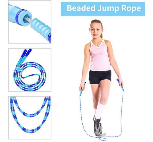 Cuerda De Saltar De Bambú Segmentada Ajustable 250cm