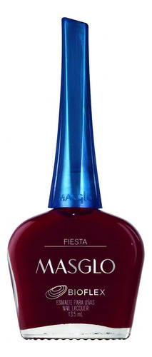 Masglo Bioflex Esmalte Uñas Sin Cabina 13.5ml Color Fiesta