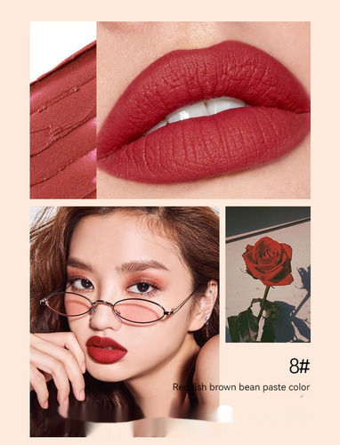Lápiz Labial Con Acabado Mate En Cápsula De Chocolate
