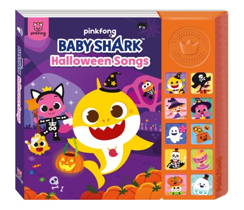 Baby Shark Canciones De Halloween Libro De Sonidos De 10 Bot