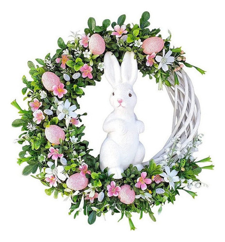 Decoraciones De Pascua, Corona De Huevos De Conejo De Pascua