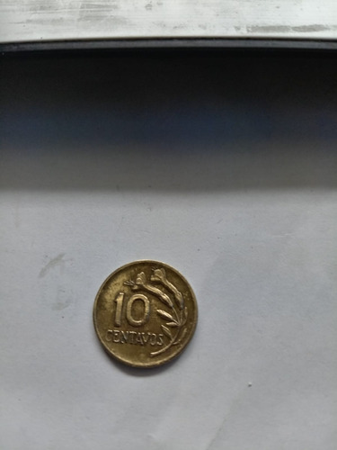 Vendo Moneda De 10 Centavos Peru 1971