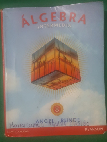 Algebra Intermedia 8° Ed. Angel -runde. Pearson