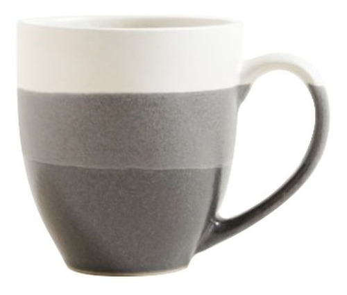 Tazas Mug Grande 485 Ml Bombe Liso Gris Degradé 