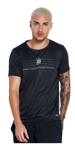 Camiseta Corinthians Dry Fit Licenciada Estampada Mmt 510373