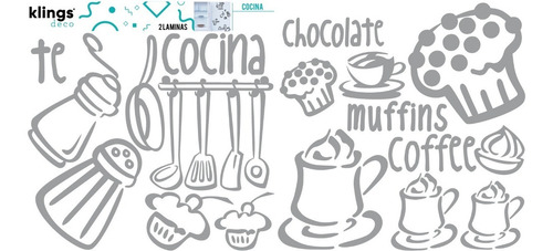 Imagen 4 de 9 de Vinilos Decorativos Cocina Hogar Infantil Zen