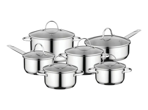 Set Cocina Inducción Juego Cacerolas Olla Sartén Rondon