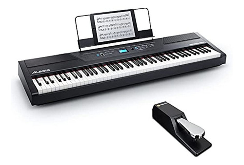 Paquete De Piano Digital: Teclado Eléctrico Con 88 Teclas Po