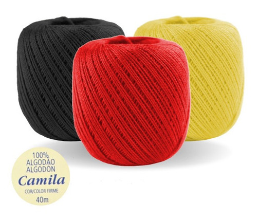 Linha Para Bordado Coats Camila - 100% Algodão Mercerizado -