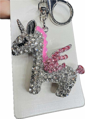 Llavero Strass Unicornio