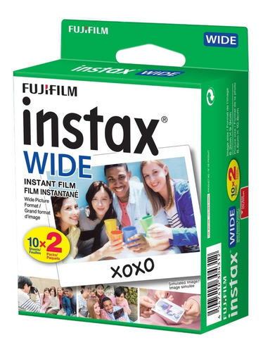 Papeles Instax Wide X 20 Para Camara Fujifilm Instax 210 