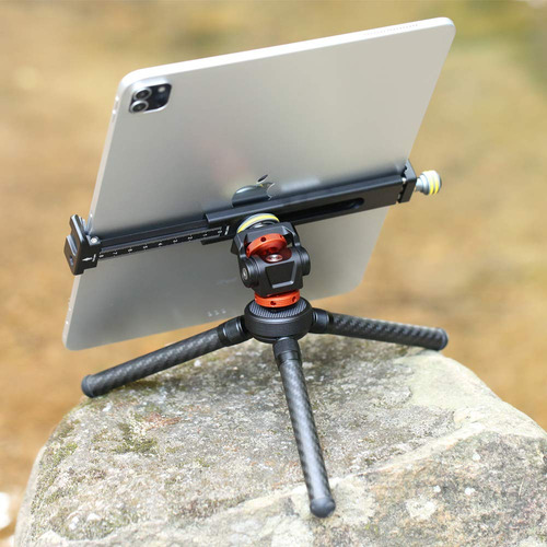 Soporte De Aluminio Para Ipad Tripode Universal Clamp 4 Mini Color