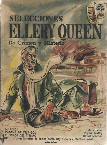 Ellery Queen De Crimen Y Misterio - De Coleccion -1954