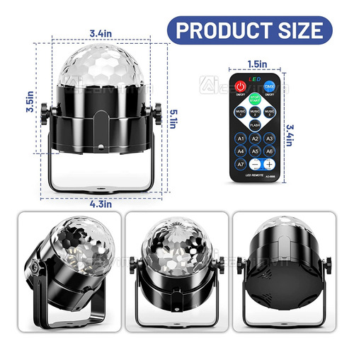 Luz Led De Colores Para Fiestas