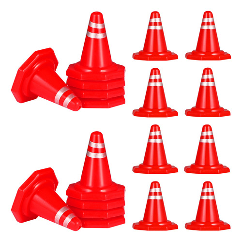 Miniatures Sandbox Barricadas Traffic Cone, 50 Unidades