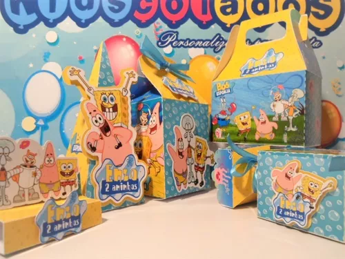 Caixa Milk Bob Esponja - Kit 10 Unidades