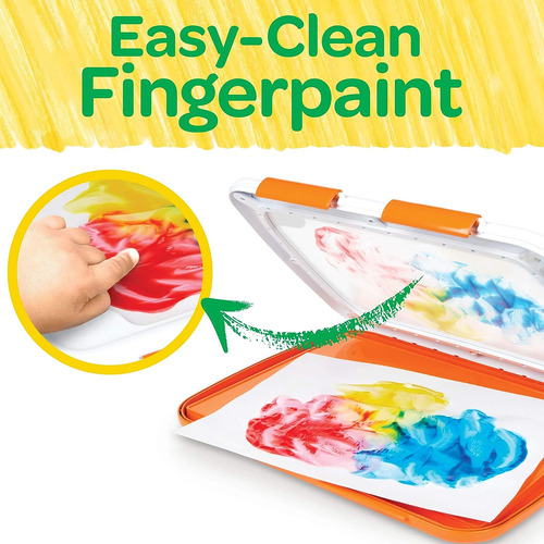 Crayola Lavable Con La Estación De Pintura Con Los Dedos, Me
