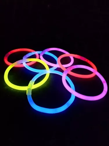 Pack Por 100 Pulseras Luminosas