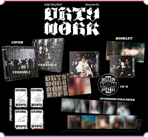 Novo Álbum Original Da Aespa - Dirty Work (versão 520zj L