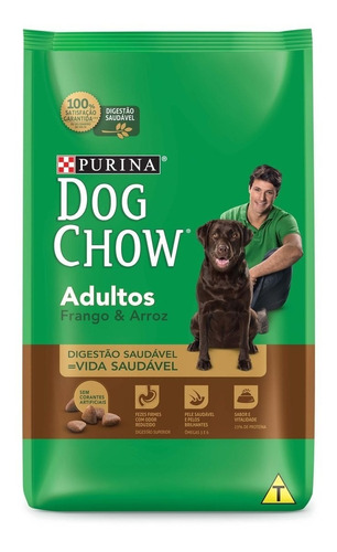 Ração Purina Dog Chow Adultos Frango Arroz 15 Kg