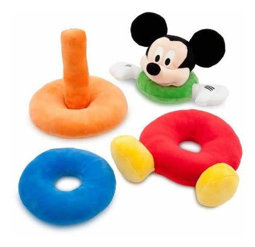 Imagen 2 de 2 de Mickey Mouse Juego Peluche D Armar Para Bebé Plush Stacking!