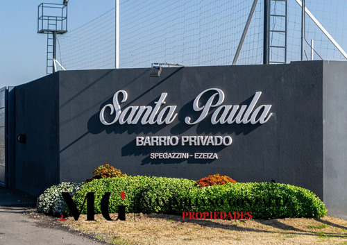 Lote En Venta Financiado En Ezeiza Spegazzini, Barrio Privado Santa Paula