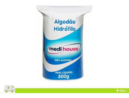 Algodão Hidrófilo Em Rolo 500g