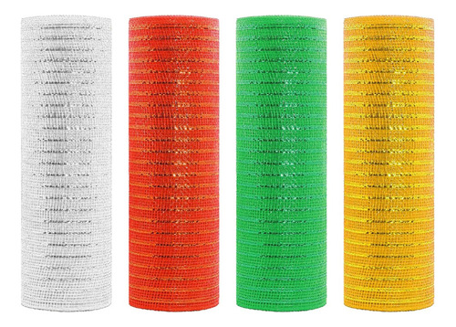 A 4 Rollos De Cinta De Malla 26cm 10yd, Polivinílica Cinta