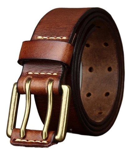 Cinturón Vintage For Hombre De 3,8 Cm De Ancho